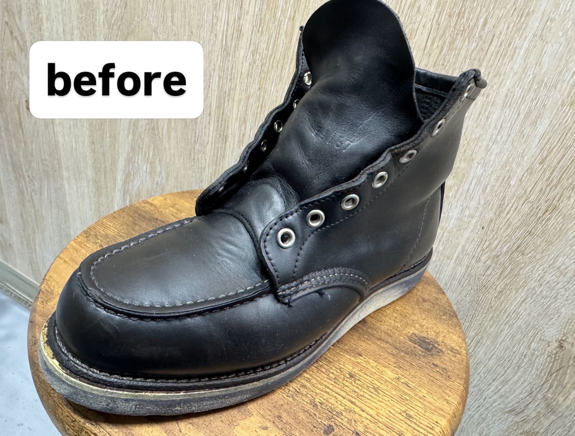 REDWINGのカスタムオールソール