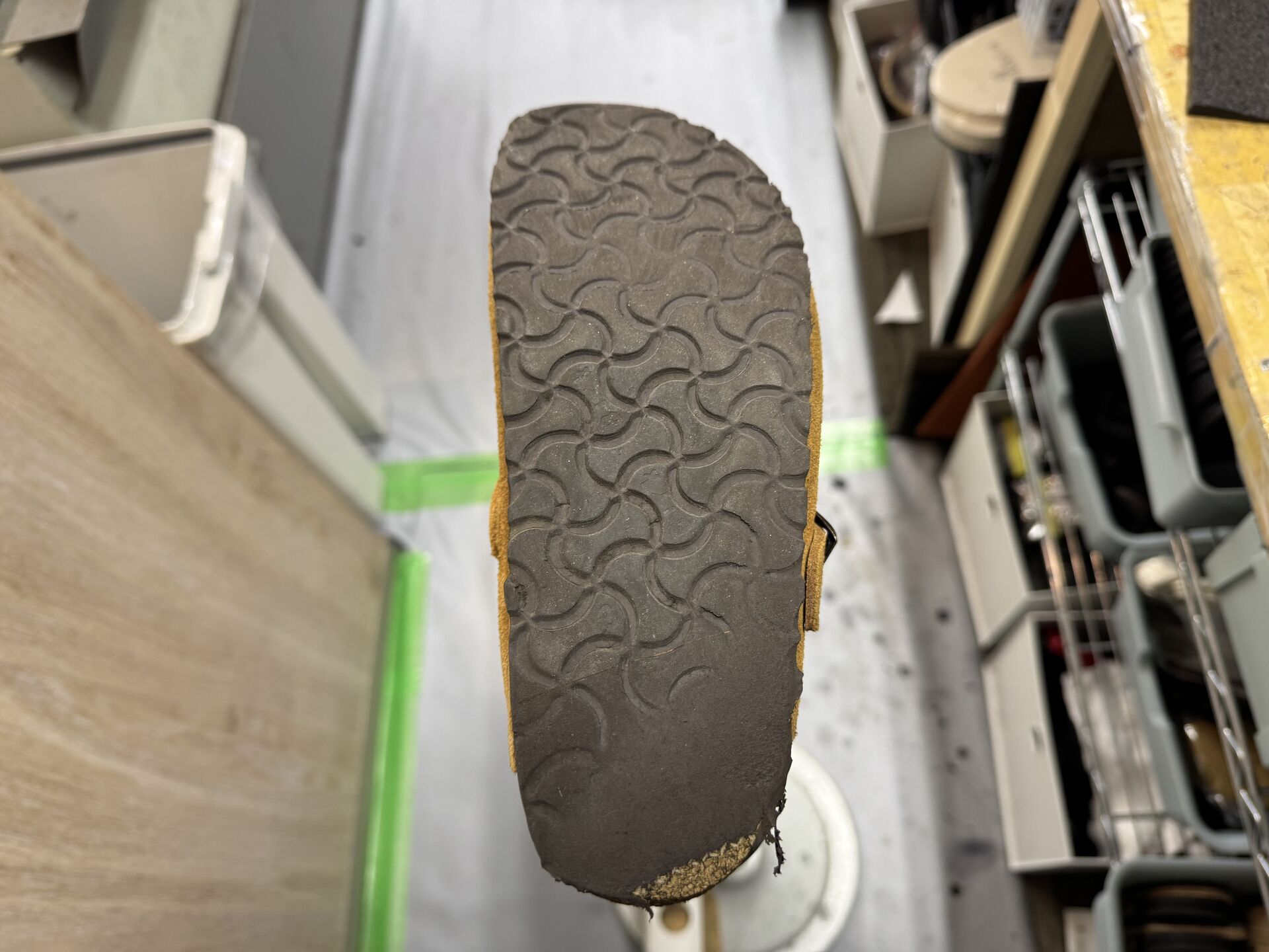 ビルケンシュトックのかかと修理